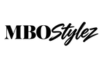 Black MBOStylez wordmark for the white header
